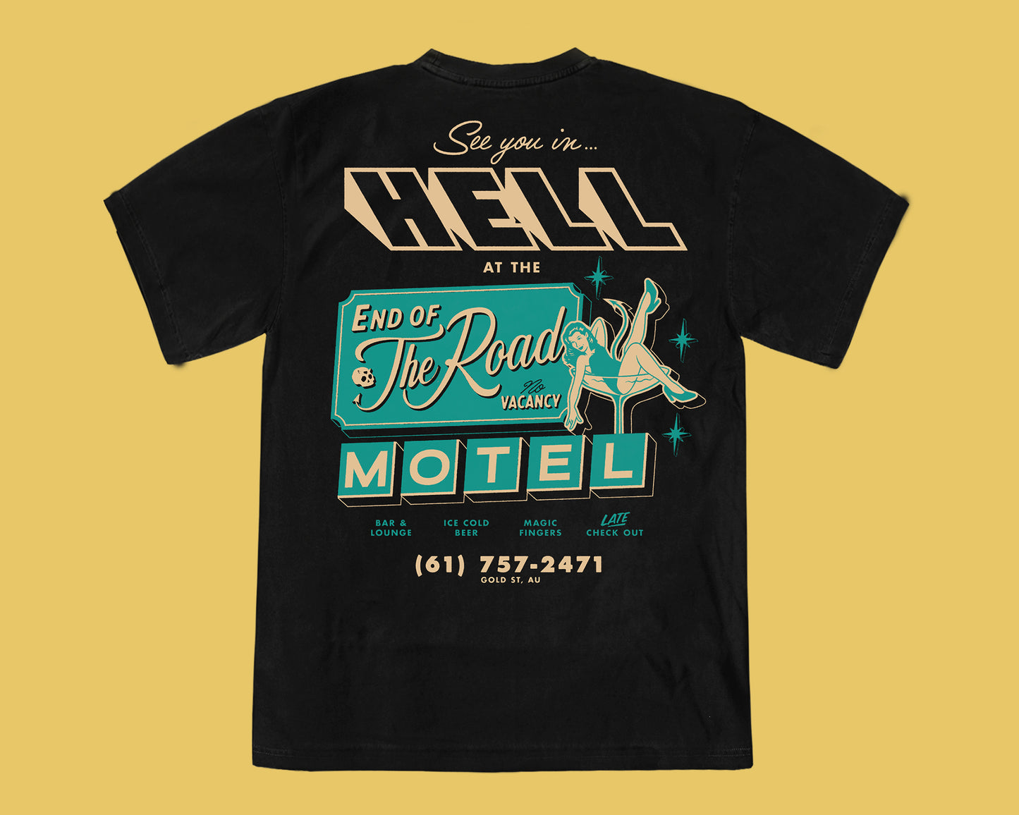 See You In Hell Black T-Shirt