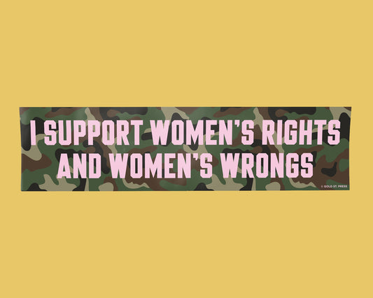 Women's Rights Bumper Sticker