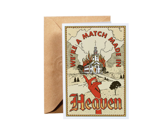 Match Made In Heaven Greeting Card