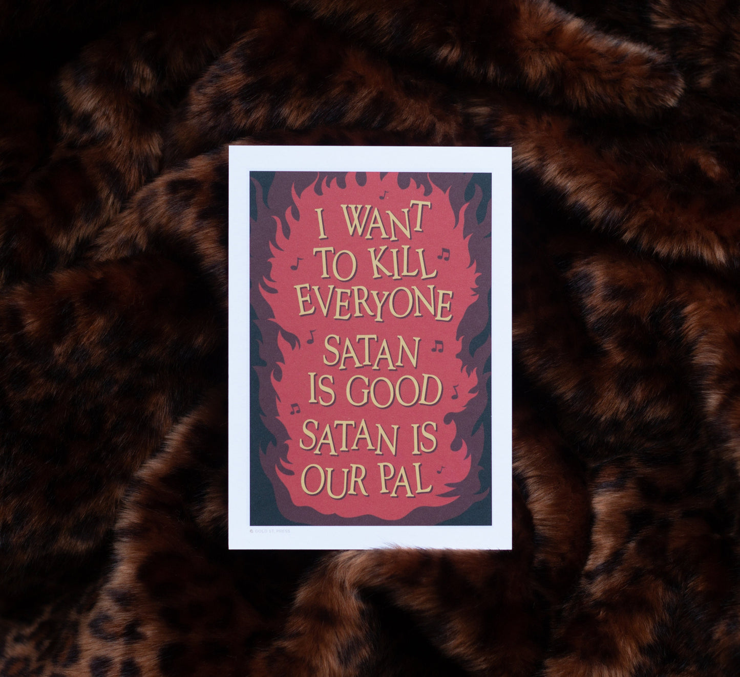 Satan Is Good Art Print