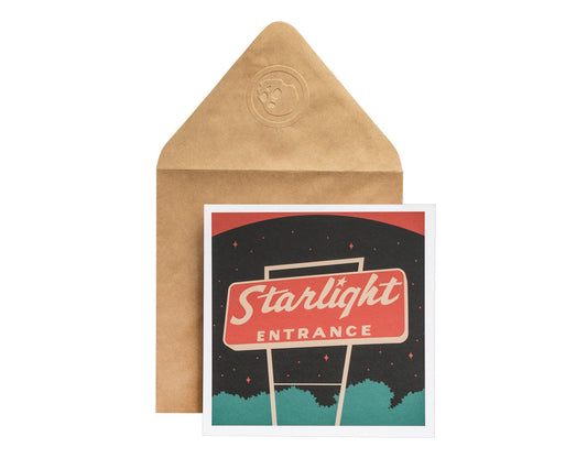 Starlight Drive-In Greeting Card