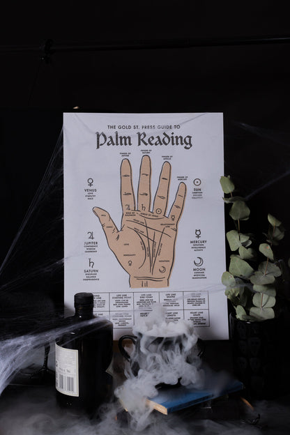 Guide To Palm Reading Art Print