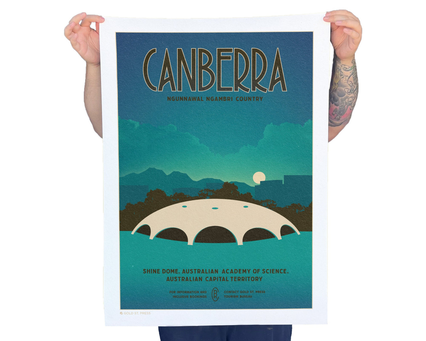 Canberra Science Dome Travel Poster
