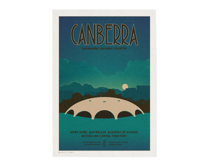 Canberra Science Dome Travel Poster
