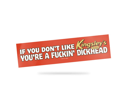 Kingsley's Chicken Bumper Sticker