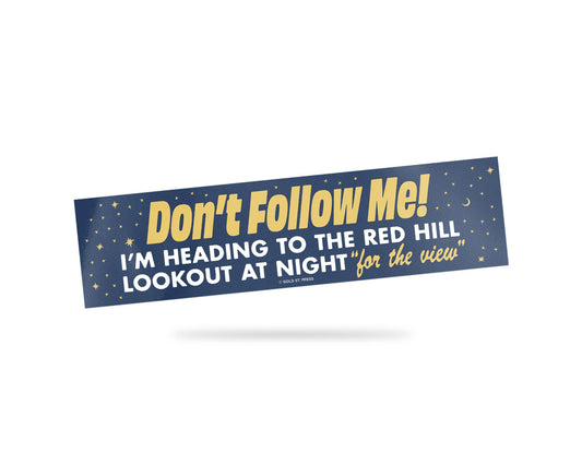 Red Hill Bumper Sticker
